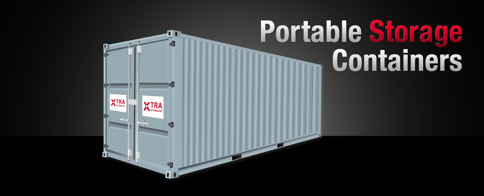 Portable storage containers for shipping & onsite rent or lease from Xtra Storage